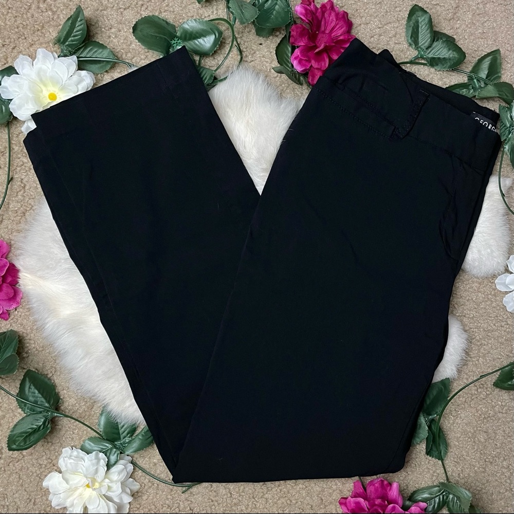 George Black Mid-Rise Slacks Dress Pants 👖